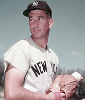 Yankees P Tommy Byrne